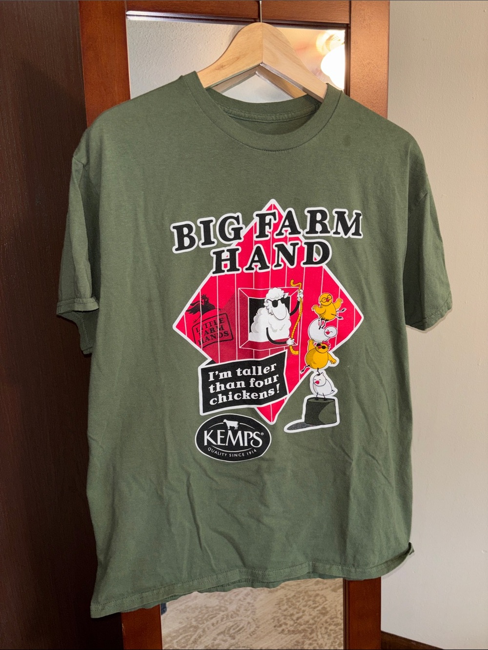 Kemps Graphic T-Shirt Olive Green